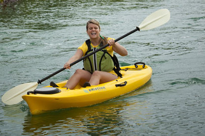 Play on double Kayaks