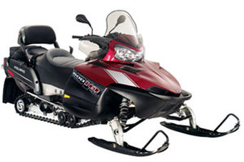 POLARIS IQ Touring Snowmobile for rent with our cottage