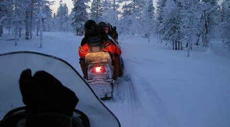 Couples Two Up Snowmobile rentals